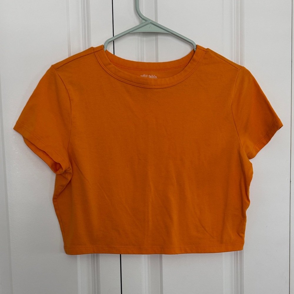 Wild Fable Vibrant Orange Crop Top